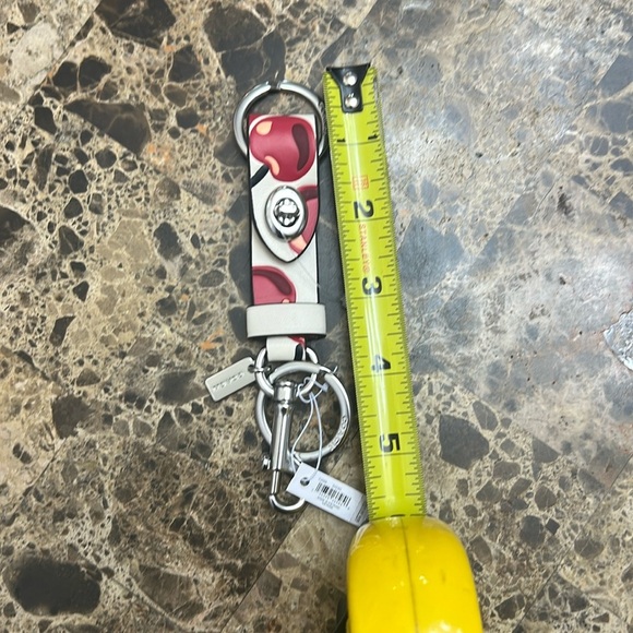 Coach Red and White Cherry Keychain - Picture 5 of 5